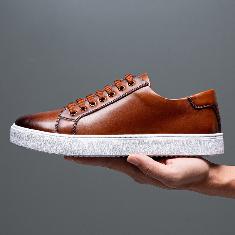 British Style Brushed Casual Shoes Soft Bottom Men - Image 9