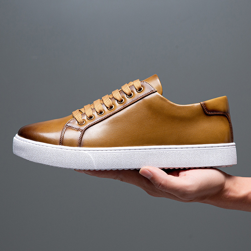 British Style Brushed Casual Shoes Soft Bottom Men - Image 4