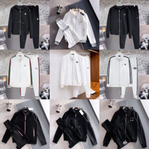 Top-Tier Correct Version Cross-Border Casual Sports Suit European Style High-Quality Zip-Up Cardigan Jacket Autumn/Winter
