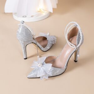 Fashionable closed-toe open-toe high heels for women, spring and autumn