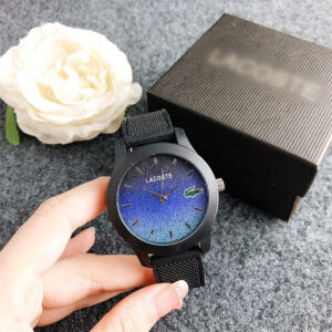 LaCo/STE Personalized gradient color watch, round face, sporty quartz wristwatch,