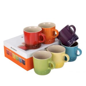Cool color LE CREUSET ceramic mug milk coffee teacup color macaron water cup set for home