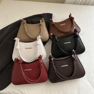 New Commuting Solid Color Underarm Bag Crossbody Bag Casual Fashion Shoulder Bag 2025 Spring Temperament Women's Handbag