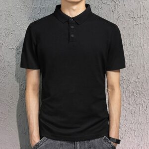 Solid Color Short-sleeved T-shirt Loose Casual Men's Clothing