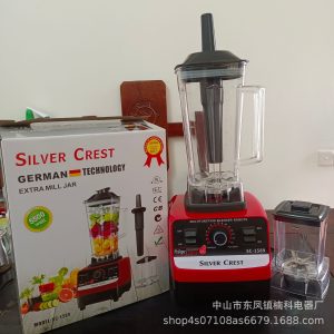 5500W SILVER CREST Blender, Double Cup High-Speed ​​Blender, European/British/American Standard, 220V High-Power Blender